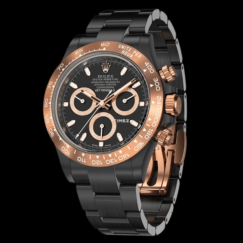 Aet Remould,Other 40x47.50mm,40x47.50mm,Ceramic,Black,Automatic,Chronograph,Round,PLATINUM,PLATINUM-COLORED CLASSIC BLACK