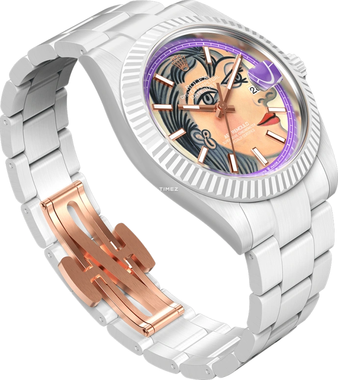 Aet Remould,Other 40x47.50mm,40x47.50mm,Ceramic,Multi-Color,Automatic,Day,Sapphire,Crystal Glass,PORTRAIT OF DORA MAAR