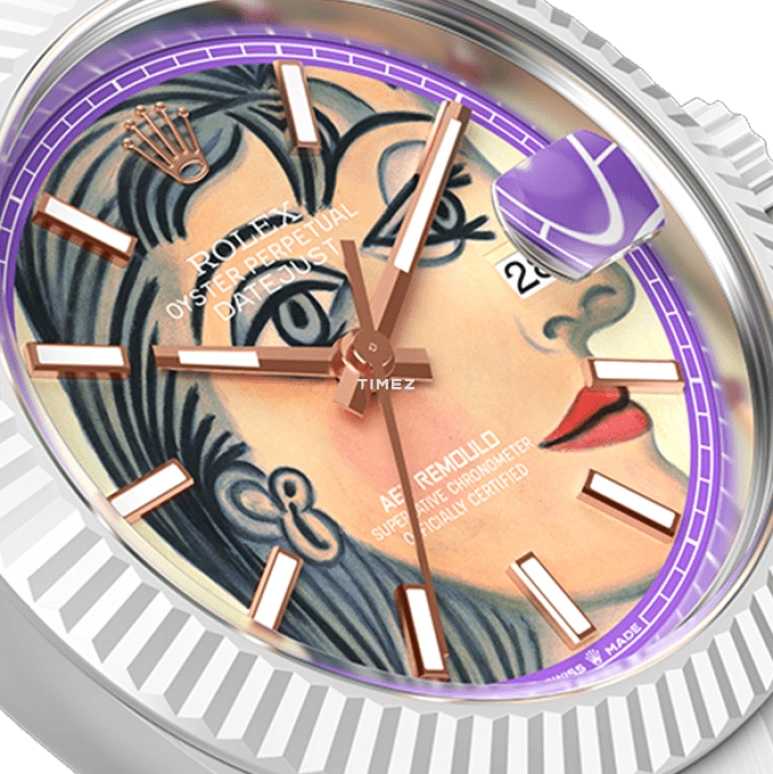 Aet Remould,Other 40x47.50mm,40x47.50mm,Ceramic,Multi-Color,Automatic,Day,Sapphire,Crystal Glass,PORTRAIT OF DORA MAAR
