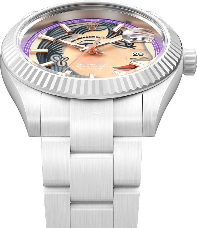 Aet Remould,Other 40x47.50mm,40x47.50mm,Ceramic,Multi-Color,Automatic,Day,Sapphire,Crystal Glass,PORTRAIT OF DORA MAAR