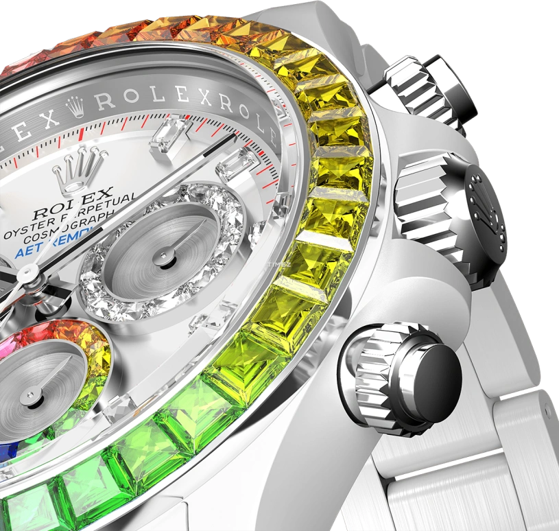 Aet Remould,Other 40x47.50mm,40x47.50mm,Ceramic,White,Automatic,Chronograph,72hours,POLARIS SWIRL WHITE