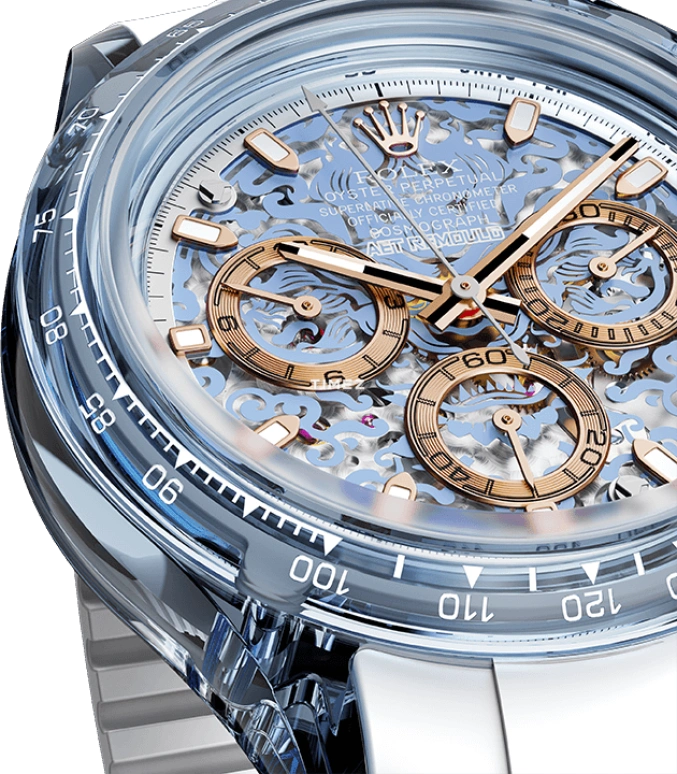 Aet Remould,Other 40x47.50mm,40x47.50mm,Sapphire,Blue,Automatic,Chronograph,COLOR LOONG 2024 EDITION SKY BLUE