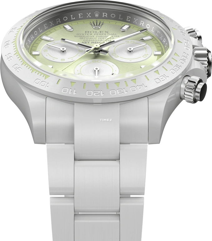Aet Remould,Other 40mm,40mm,Ceramic,Green,Automatic,Chronograph,72hours,Alba