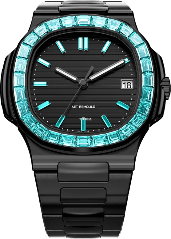 Aet Remould,Other ,Ceramic,Black,Automatic,Day,Cushion,PARAIBA