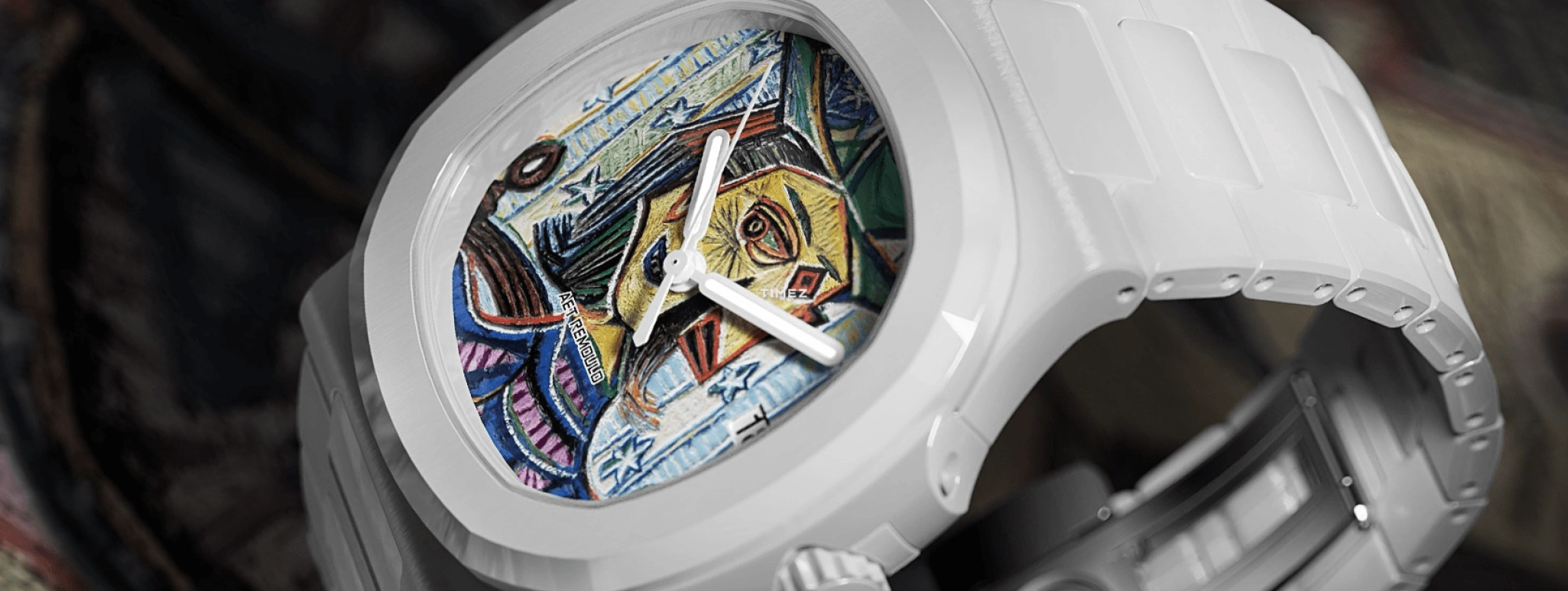 Aet Remould,Other ,Ceramic,Multi-Color,Day,Sapphire,Crystal Glass,Cushion,SEATED PORTRAIT OF DORA MAAR