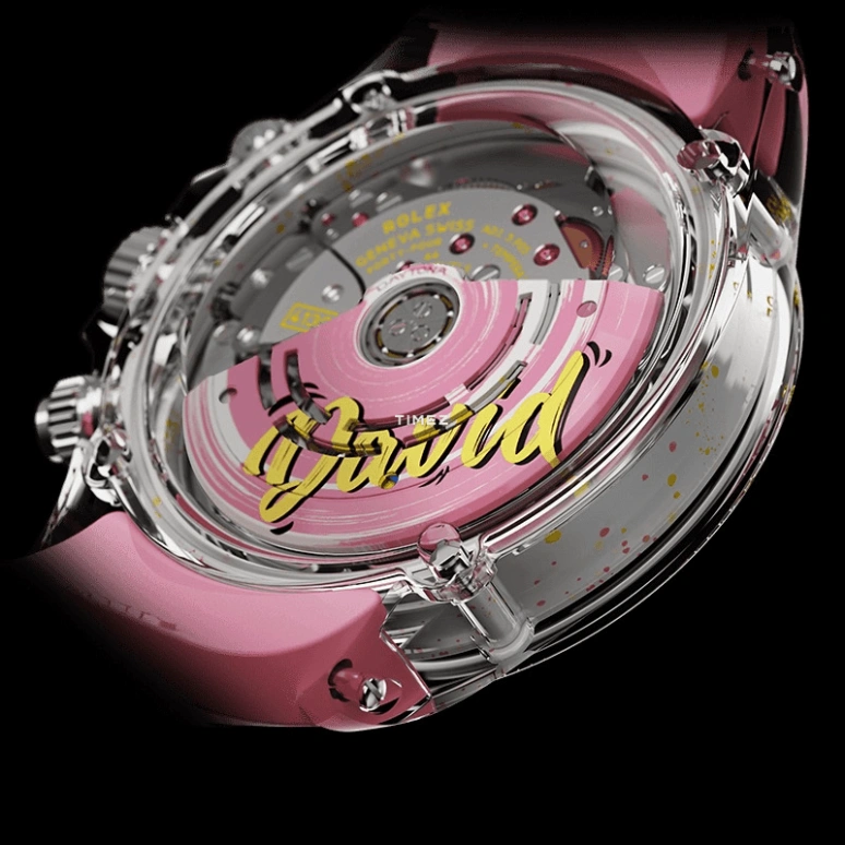 Aet Remould,Other 40x47.50mm,40x47.50mm,Sapphire,Multi-Color,Skeleton,Automatic,Chronograph,Round,DAVID