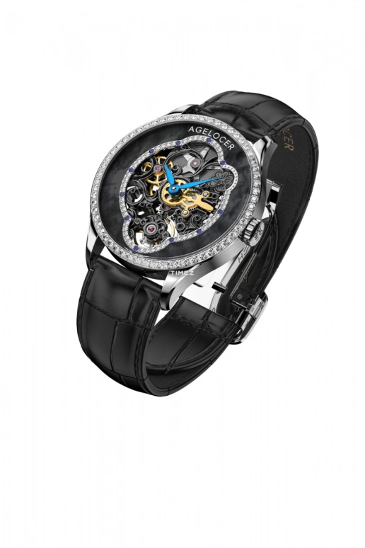 Agelocer,Schwarzwald 36mm,36mm,Stainless Steel,Black,Automatic,Sapphire,Crystal Glass,Round,5302E1