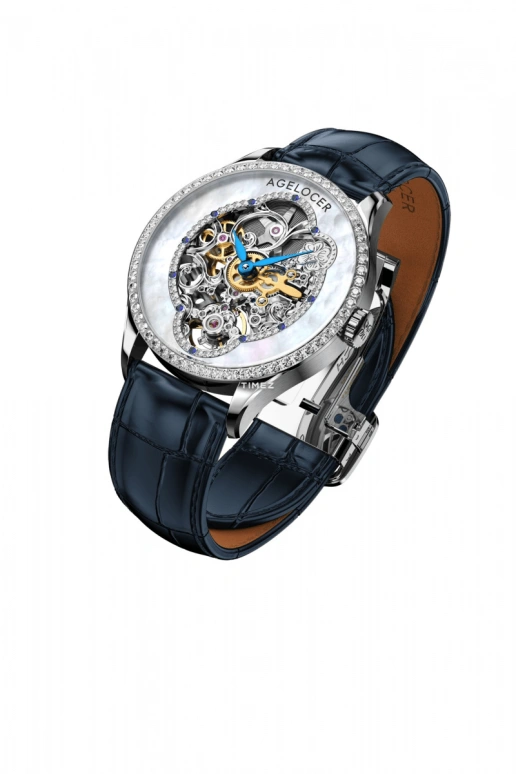 Agelocer,Schwarzwald 36mm,36mm,Stainless Steel,White,Automatic,Sapphire,Crystal Glass,Round,5303E6