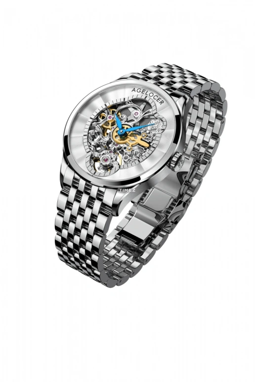 Agelocer,Schwarzwald 36mm,36mm,Stainless Steel,Stainless Steel,Silver,Automatic,Sapphire,Crystal Glass,Round,5301A9
