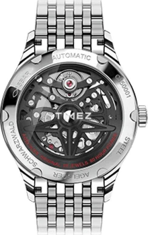 Agelocer,Schwarzwald 41mm,41mm,Stainless Steel,Black,Automatic,In-house Caliber,Sapphire,Crystal Glass,6102A9