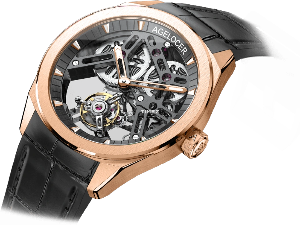 Agelocer,Tourbillon 42mm,42mm,Stainless Steel,Stainless Steel,Skeleton,Handwound,Tourbillon,Sapphire,Crystal Glass,9101D1