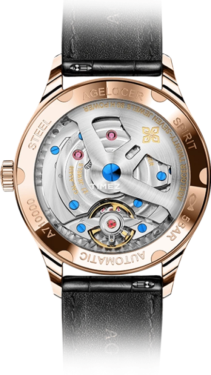Agelocer,Budapest 40mm,40mm,Stainless Steel,White,Automatic,Day,Sapphire,Crystal Glass,7071D2