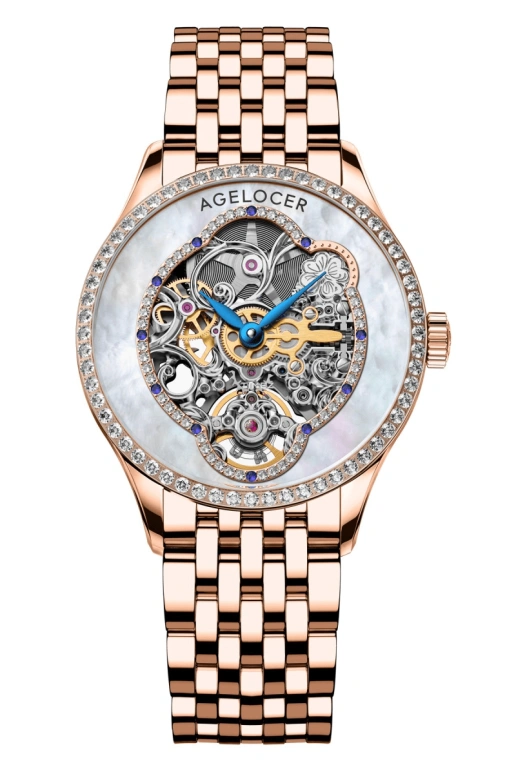 Agelocer,Schwarzwald 36mm,36mm,Stainless Steel,White,Automatic,Sapphire,Crystal Glass,Round,5303F9