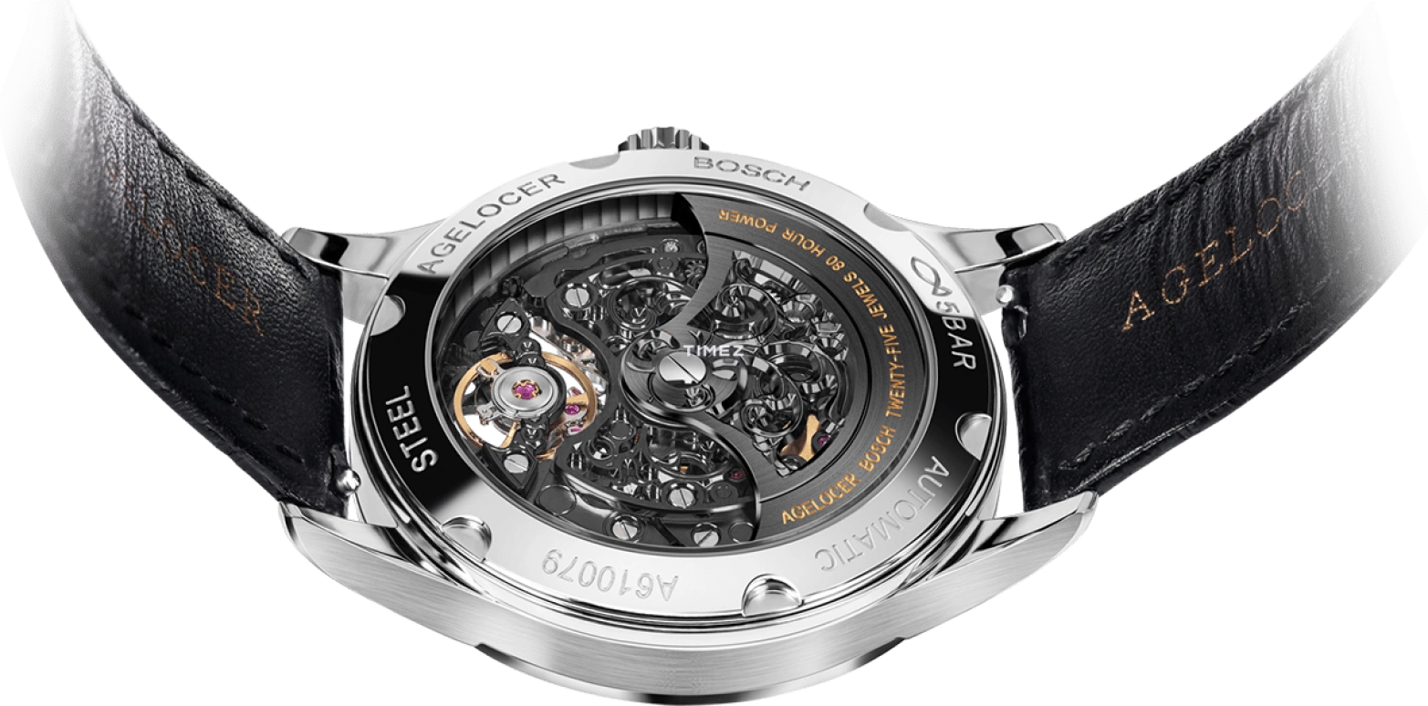 Agelocer,Schwarzwald 40mm,40mm,Stainless Steel,Black,Automatic,Sapphire,Crystal Glass,Round,5402A1