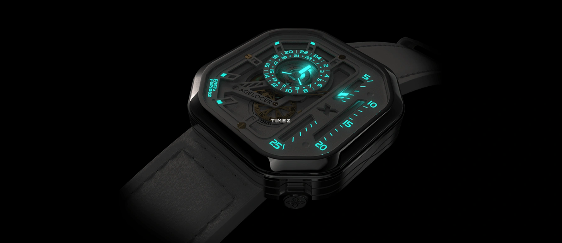 Agelocer,Racing 44.50x44.50mm,44.50x44.50mm,Stainless Steel,Stainless Steel,White,Automatic,Sapphire,Square,5819A10