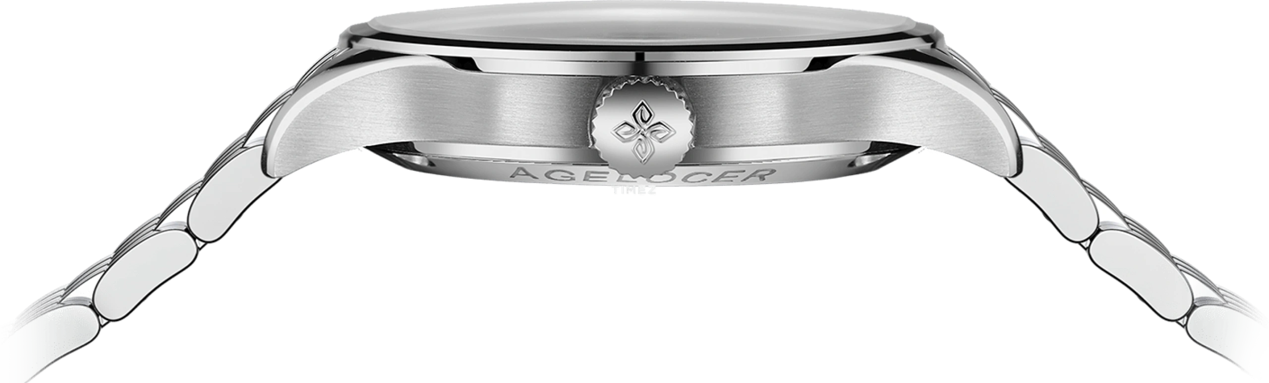 Agelocer,Budapest 40mm,40mm,Stainless Steel,Black,Automatic,Day,Sapphire,Crystal Glass,7072A9