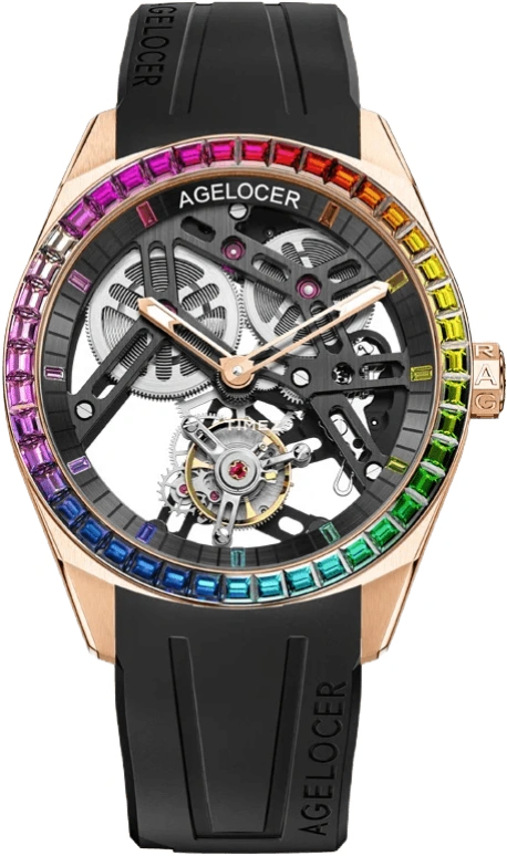 Agelocer Tourbillon 9101L1-R