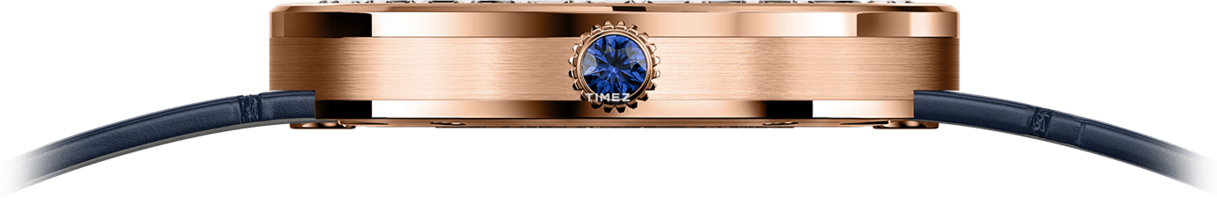 Agelocer,Baikal 36mm,36mm,Stainless Steel,Crystal,Blue,Quartz,Sapphire,Crystal Glass,Round,6604D6
