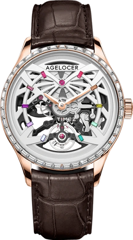 Agelocer,Schwarzwald 41mm,41mm,Stainless Steel,Silver,Automatic,In-house Caliber,Sapphire,Crystal Glass,6103F2