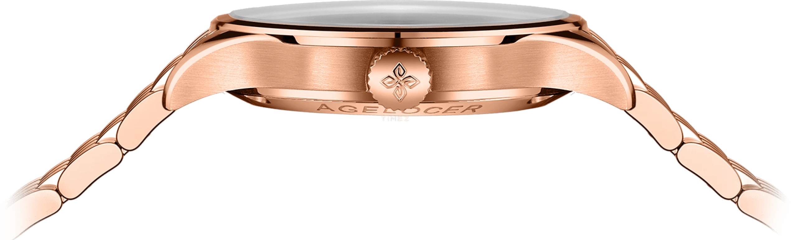Agelocer,Schwarzwald 40mm,40mm,Stainless Steel,Silver White,Automatic,Sapphire,Crystal Glass,Round,5401D9