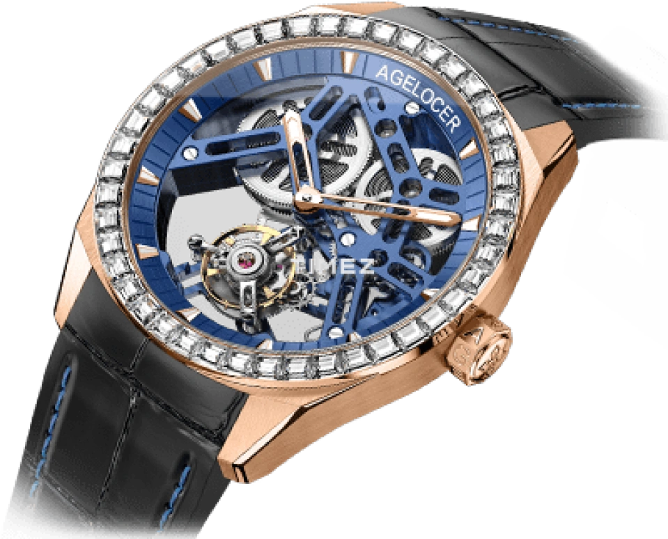 Agelocer,Tourbillon 42mm,42mm,Stainless Steel,Stainless Steel,Skeleton,Handwound,Tourbillon,Sapphire,Crystal Glass,9104F6