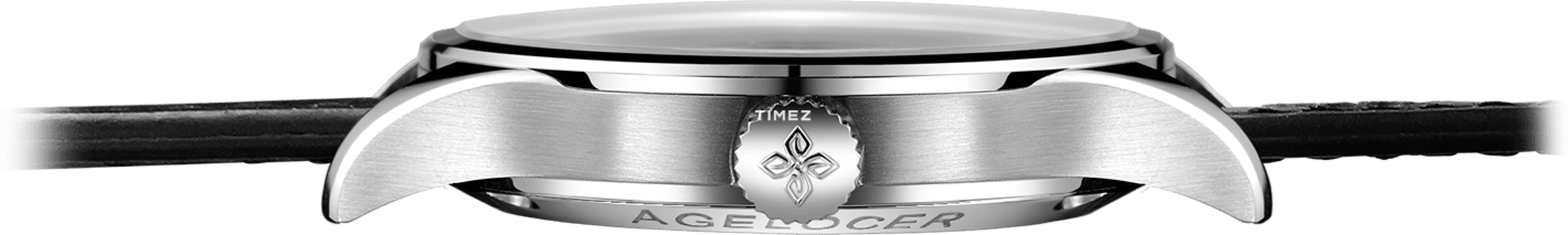 Agelocer,Schwarzwald 40mm,40mm,Stainless Steel,Silver White,Automatic,Sapphire,Crystal Glass,Round,5401A1