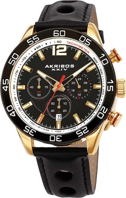 Akribos XXIV Men’s Watches AK1097YGB