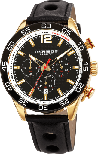 Akribos XXIV Men’s Watches AK1097YGB