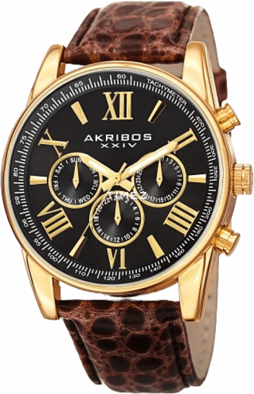 Akribos XXIV Men’s Watches AK864YGBR