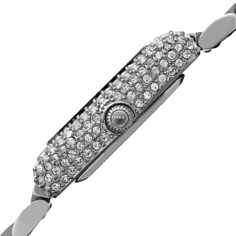 Akribos XXIV,Women’s Watches 28mm,28mm,Brass,White,Quartz,Hardlex,Rectangular,AK1108SS