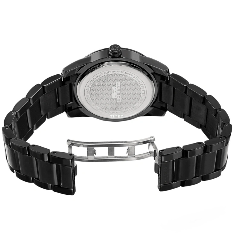 Akribos XXIV,Men’s Watches 41mm,41mm,Composite,Black,Quartz,Day,Dule Time,GMT,AK1055BK
