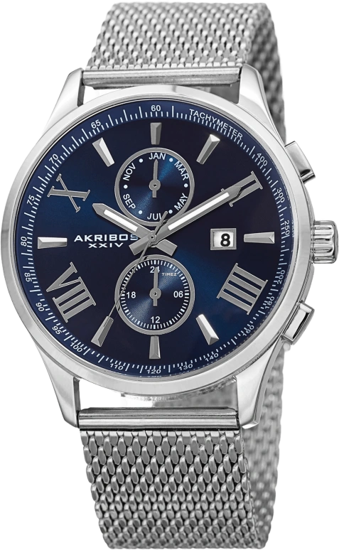 Akribos XXIV Men’s Watches AK905SSBU