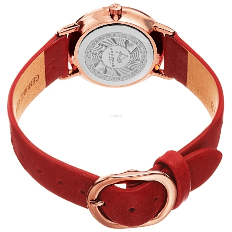 Akribos XXIV,Women’s Watches 28mm,28mm,Composite,White,Quartz,Hardlex,Round,AK1087RD