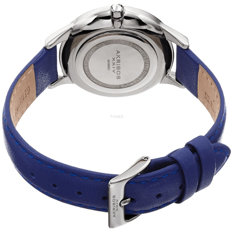 Akribos XXIV,Women’s Watches 35mm,35mm,Composite,White,Quartz,Hardlex,Round,AK1005BU