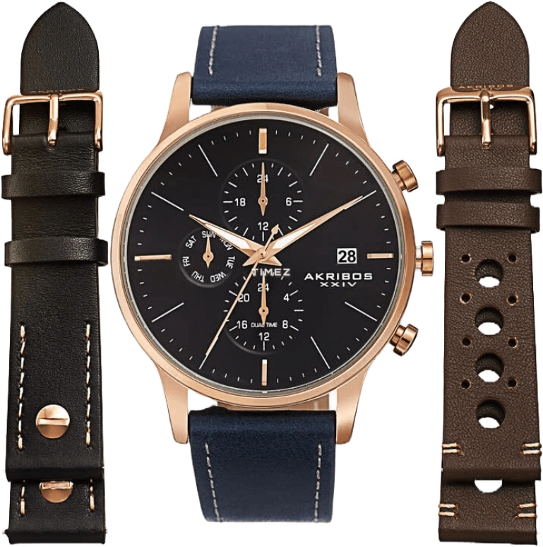 Akribos XXIV Men’s Watches AK1105RGBU-S