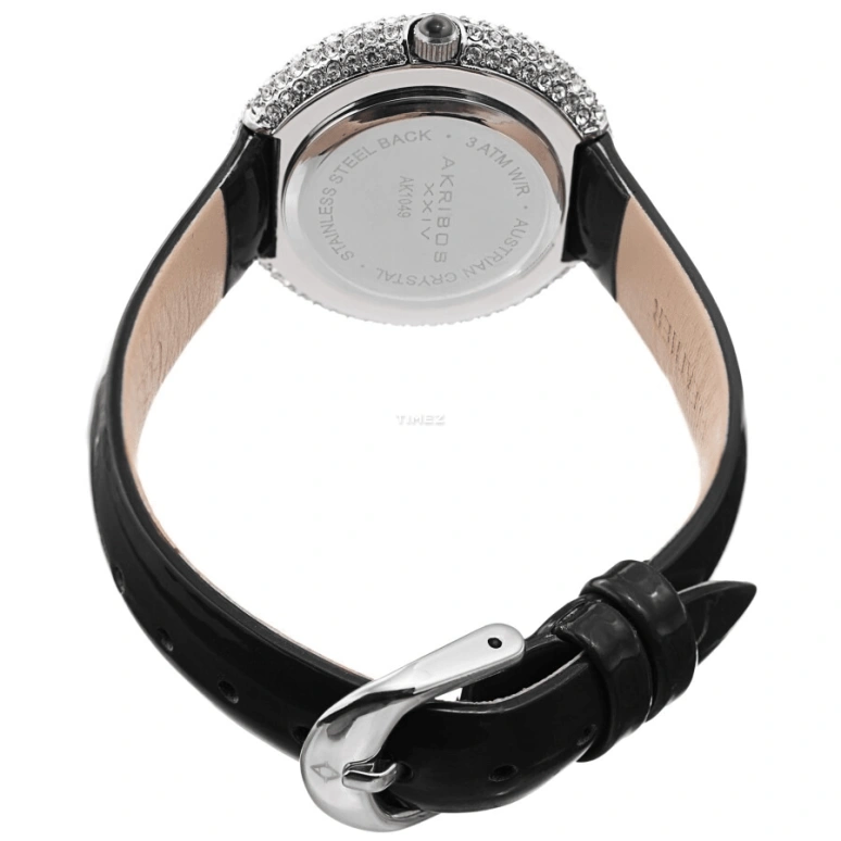 Akribos XXIV,Women’s Watches 36mm,36mm,Brass,White,Quartz,Hardlex,Round,AK1049SSB