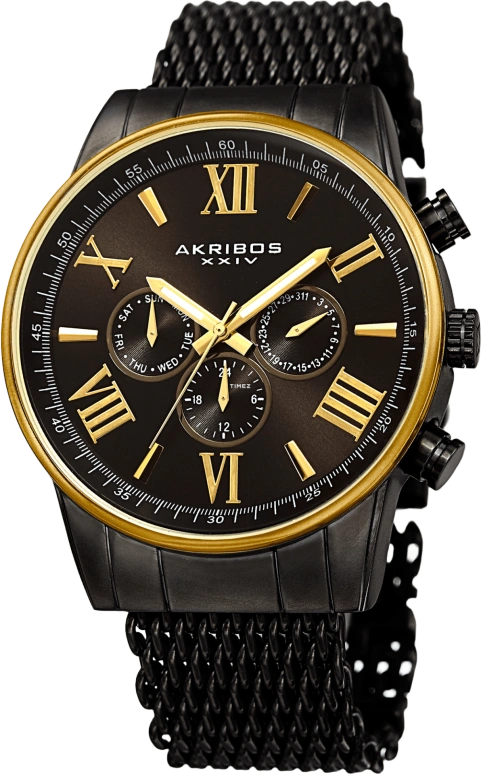 Akribos XXIV Men’s Watches AK919BKYG