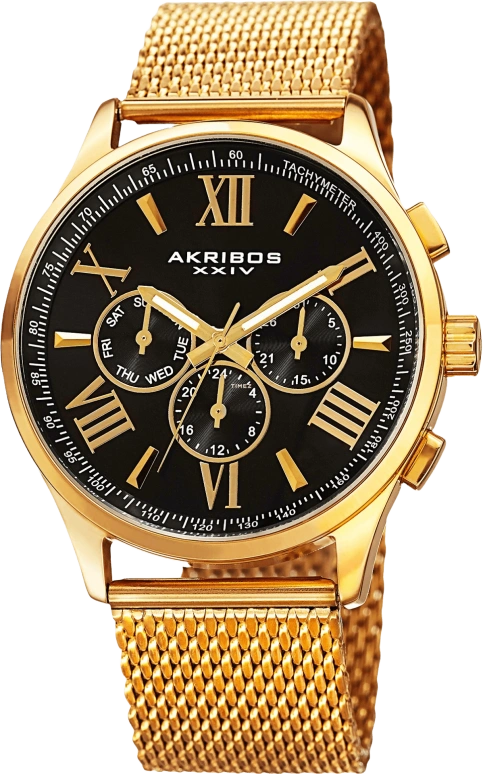 Akribos XXIV Men’s Watches AK844YGB