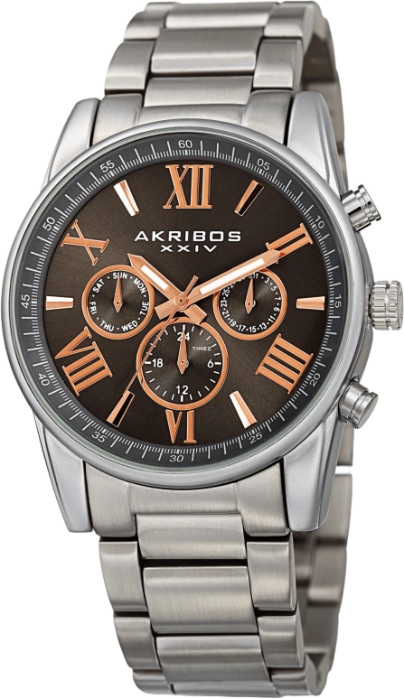 Akribos XXIV Men’s Watches AK912SSGY