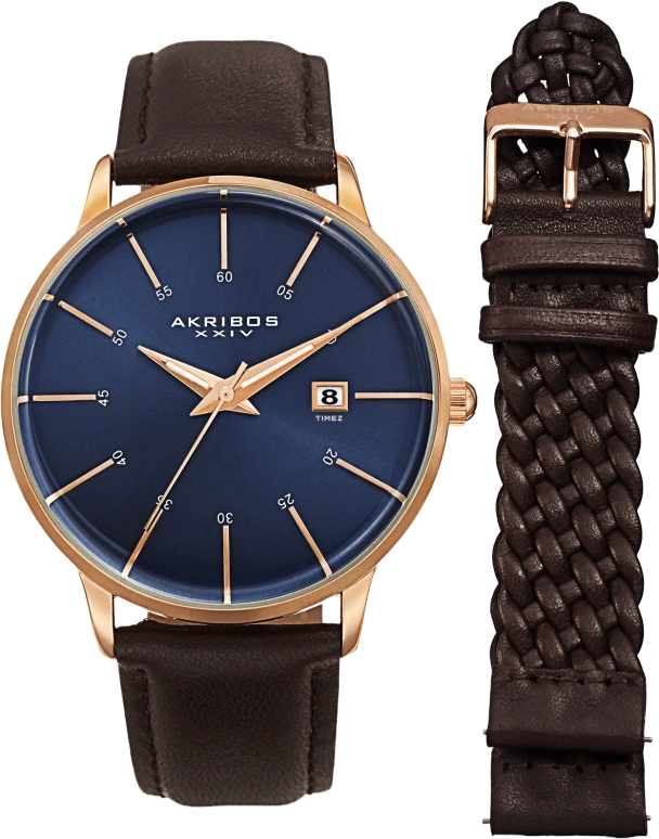 Akribos XXIV Men’s Watches AKS191104RGBU-S