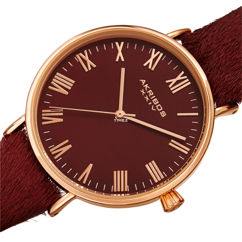 Akribos XXIV,Women’s Watches 36mm,36mm,Composite,Red,Quartz,Hardlex,Round,AK1081RD