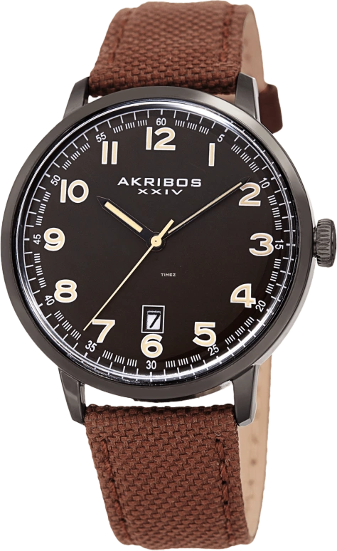 Akribos XXIV Men’s Watches AK1025BKBR