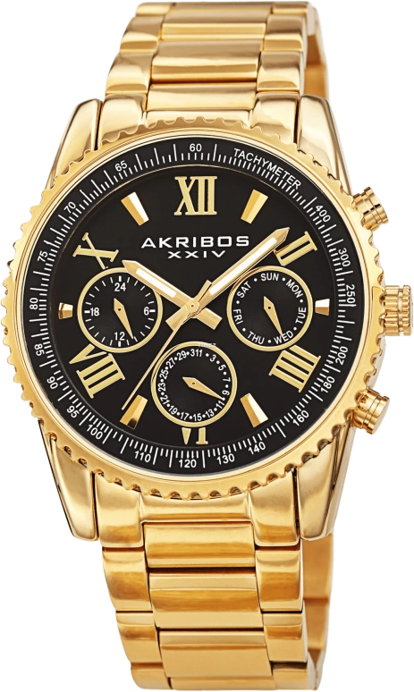 Akribos XXIV Men’s Watches AK1099YGB