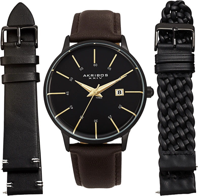 Akribos XXIV Men’s Watches AKS191104BK-S