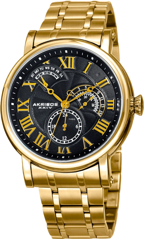 Akribos XXIV Men’s Watches AK1001YGB