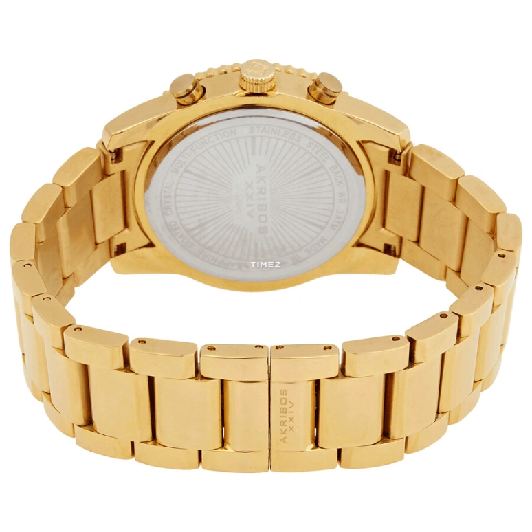 Akribos XXIV,Men’s Watches 48mm,48mm,Composite,Black,Quartz,Date,Day,AK1099YGB