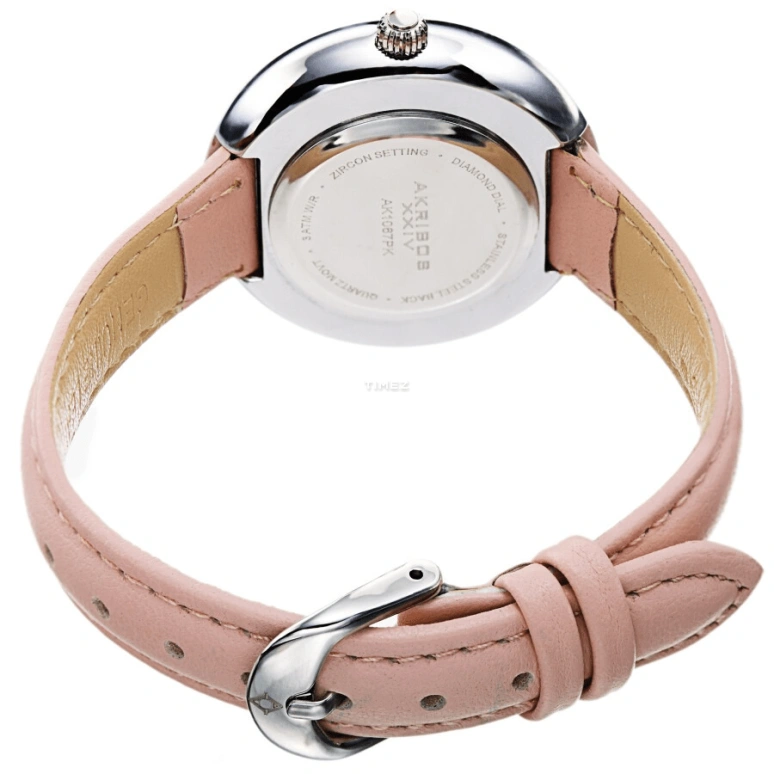 Akribos XXIV,Women’s Watches 36mm,36mm,Composite,Silver,Quartz,Hardlex,Round,AK1067PK