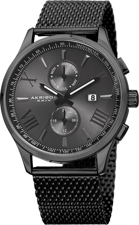 Akribos XXIV Men’s Watches AK905BK