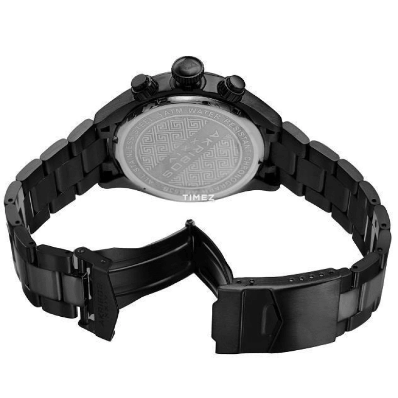 Akribos XXIV,Men’s Watches 47mm,47mm,Stainless Steel,Black,Quartz,Chronograph,Day,AK853BK