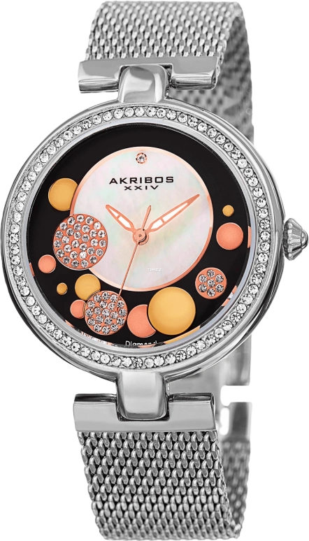 Akribos XXIV Women’s Watches AK881SSB